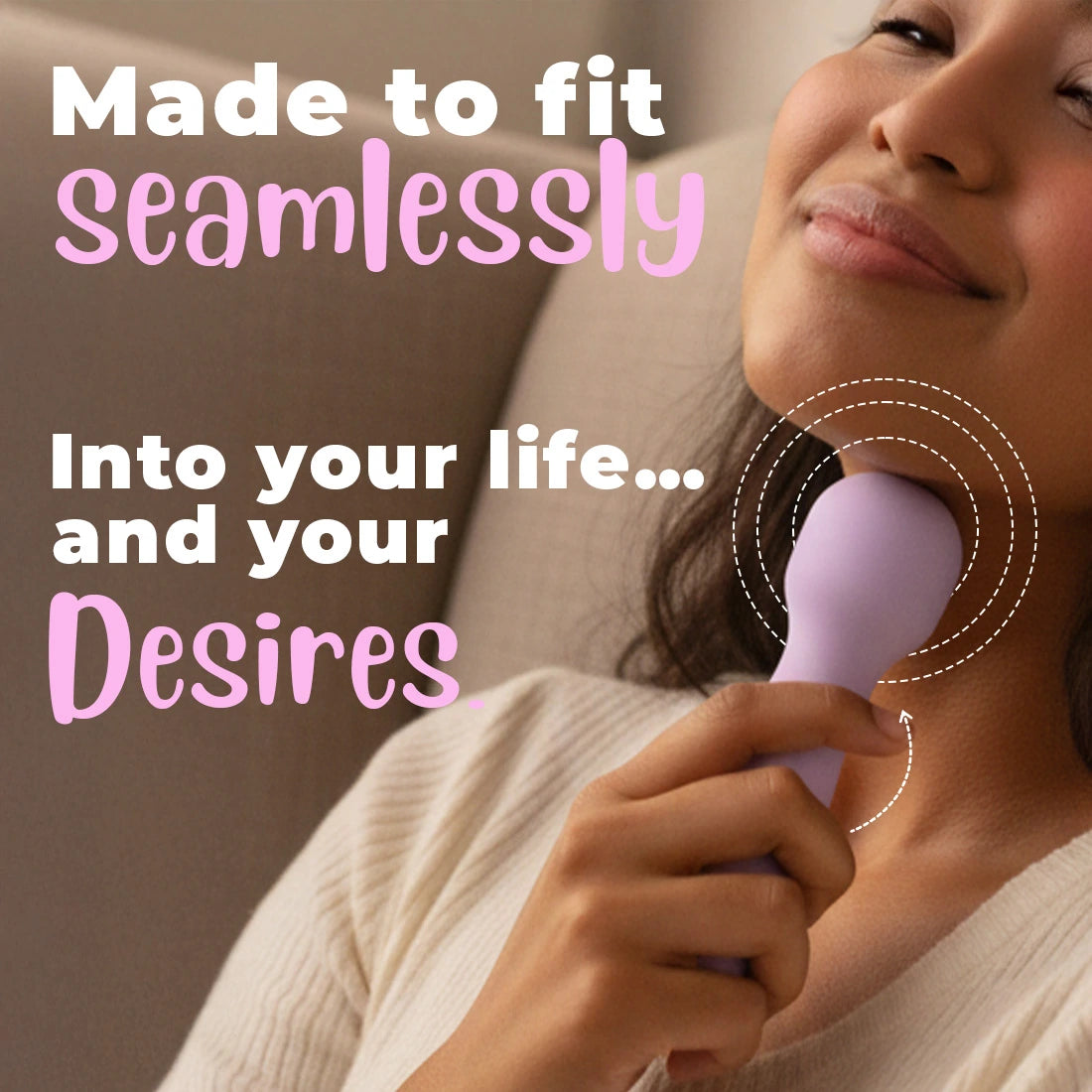 Women Using Calmras BFF Personal body Massager