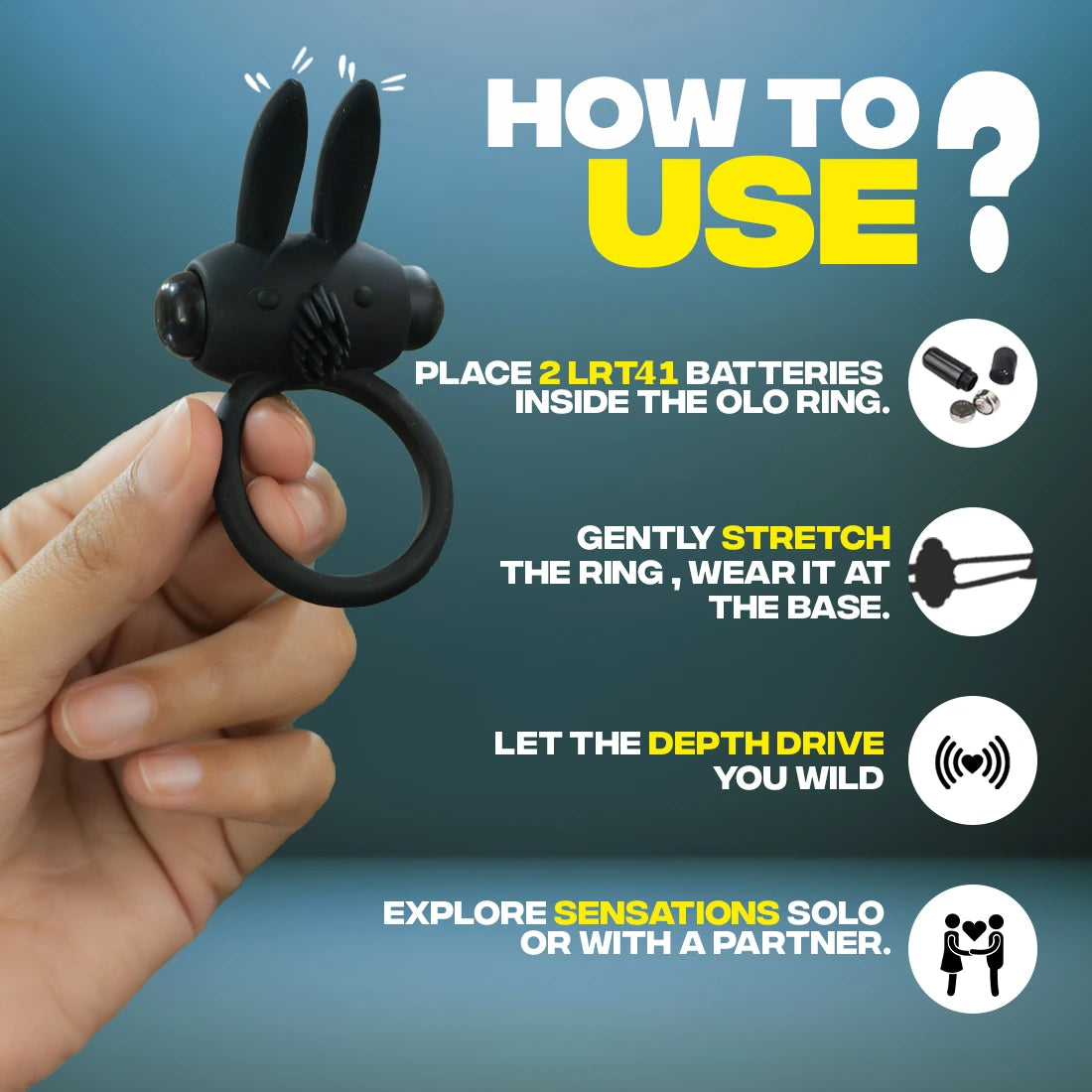 How to Use OLO Vibrating Ring by calmras