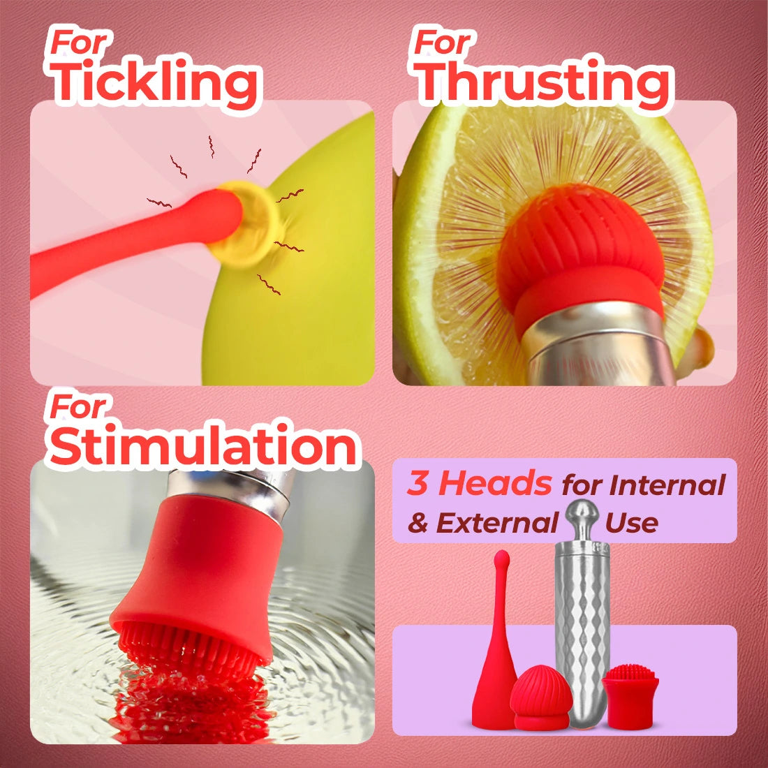 Noor handheld massager – multiple relief zone guide