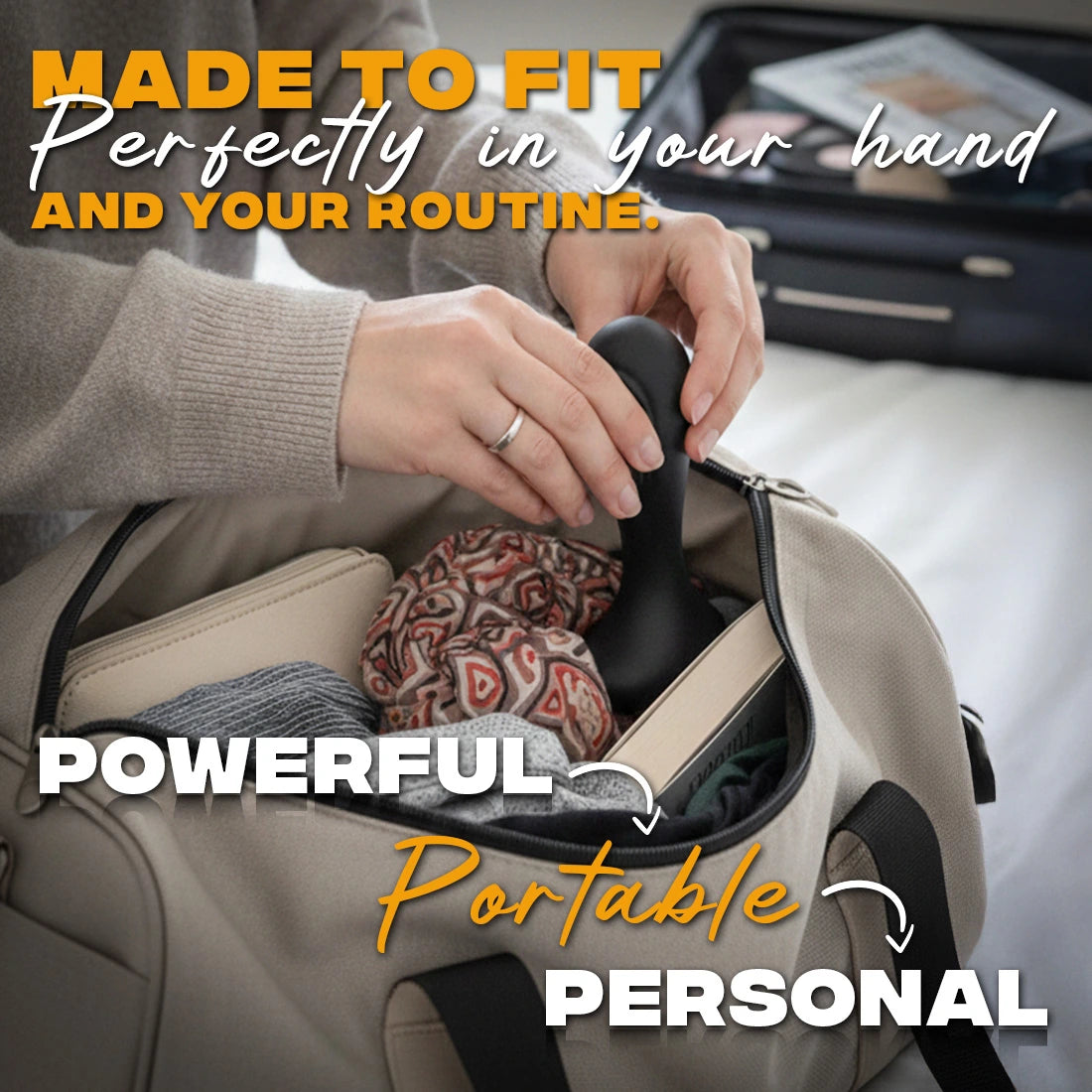 Compact travel friendly massager | Calmras